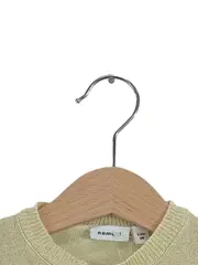Vorschaubild 5 von Kinder Strickjacke Gr. 56 Gelb mit Rüschen & Glitzer Langarm Cardigan