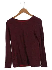 Vorschaubild 1 von Damen Langarmshirt Rot Gr. 36/S Casual Langarm