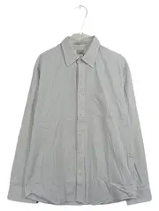 Vorschaubild 2 von Herren Business Hemd Fitted Gr. M Weiß Blau Gestreift Baumwolle