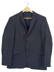 Vorschaubild 1 von Herren Sakko Business Blau Gr. 48;M Strukturmuster