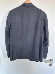 Vorschaubild 2 von Herren Sakko Business Blau Gr. 48;M Strukturmuster