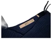 Vorschaubild 2 von Damen Pullover Strickpullover Blau Gr. S 36 V-Ausschnitt