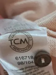 Vorschaubild 4 von TCM Mädchen Strickjacke Gr. 98/104 Rosa Baumwolle Cardigan