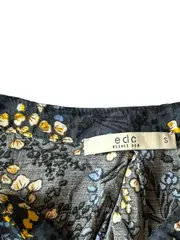 Vorschaubild 3 von EDC Damen Bluse mit Blumenmuster Gr. 36/S Viskose Langarm Casual Mehrfarbig