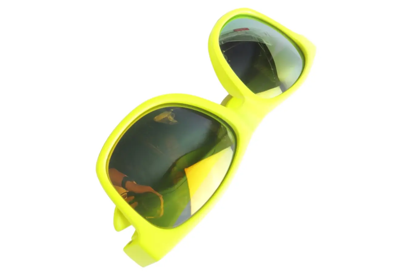 REEBOK Sonnenbrille Herren Sportlich Modisch Neongelb UV-Schutz