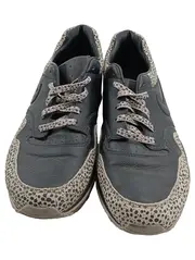 Vorschaubild 2 von Herren Sneaker Low Safari Retro Schwarz Gr. 45.5 Leder
