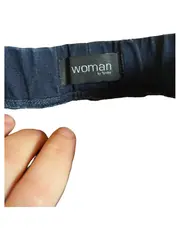 Vorschaubild 2 von Jeansrock Damen Blau Gr. 42 Casual Midirock