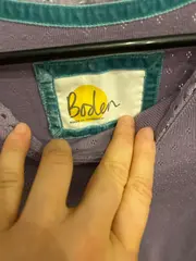 Vorschaubild 6 von Langarmshirt Mädchen Gr. 164 Lila Lochmuster Spitzendetails