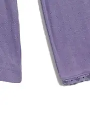 Vorschaubild 5 von Langarmshirt Mädchen Gr. 164 Lila Lochmuster Spitzendetails