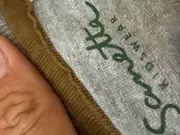 Vorschaubild 4 von Langarmshirt Gr. 122 Grau Schriftzug Baumwolle Freizeit Jungen