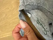 Vorschaubild 3 von Langarmshirt Gr. 122 Grau Schriftzug Baumwolle Freizeit Jungen
