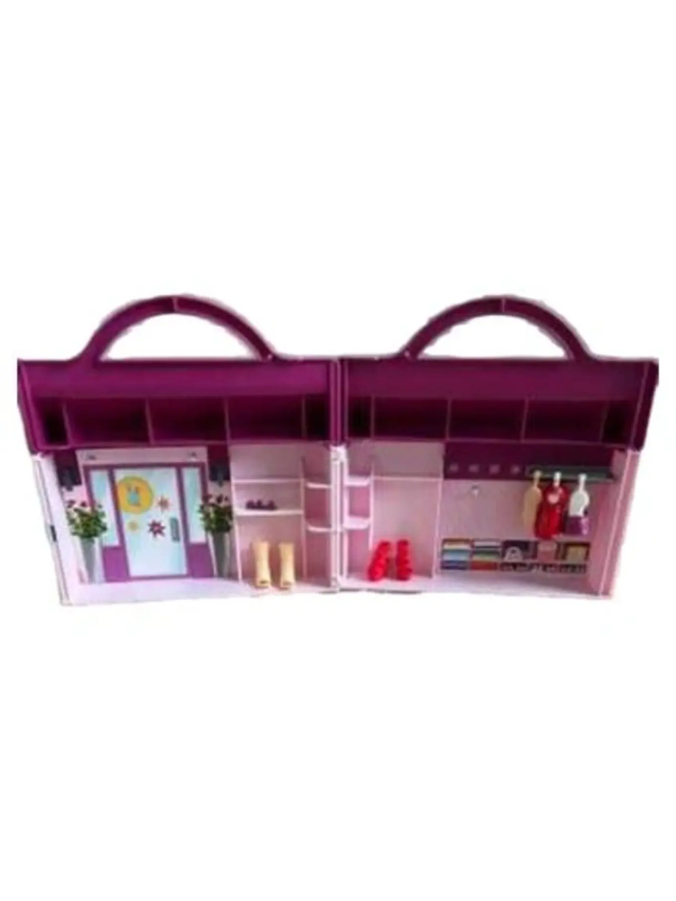 PLAYMOBIL Puppenhaus Rosa Tragbare Modeboutique Prinzessinnen Koffer