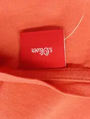 Vorschaubild 2 von Damen T-Shirt Gr. 152/M Orange Grafischer Print Streetwear