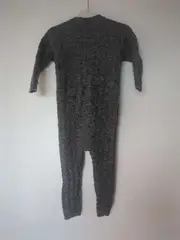 Vorschaubild 5 von Baby Overall Einteiler Gr. 80 Grau Strickmuster Komfortabel