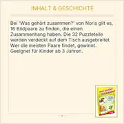 Vorschaubild 4 von Was gehört zusammen? Lernspiel Puzzle Kinder ab 3 Jahre 1-4 Spieler