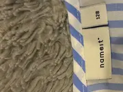 Vorschaubild 6 von Kinder Mädchen Einteiler Kurzoverall gestreift blau Gr. 128