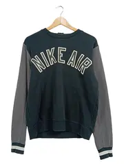 Vorschaubild 1 von Air Pullover Herren XS Schwarz Grau Sweatshirt Streetwear Logo