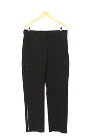 Vorschaubild 1 von Damen Anzughose Schwarz M Cargo-Stil Reißverschluss Business