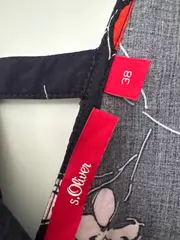 Vorschaubild 3 von Damen Bluse Blumenmuster Kurzarm Gr. 38 M Mehrfarbig Casual