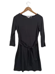 Vorschaubild 1 von Damen Freizeitkleid Gr. 36/S Schwarz Casual Viskose