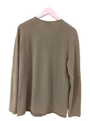 Vorschaubild 3 von Herren Langarmshirt Gr. L Grün Basic Rundhals