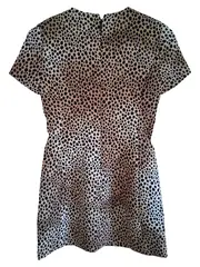 Vorschaubild 2 von Damen Freizeitkleid Leopardenmuster Beige Gr. M