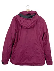 Vorschaubild 5 von Damen Outdoorjacke Gr. 42/XL Lila Kapuze Fleece
