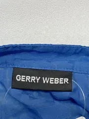 Vorschaubild 3 von Damen Bluse Einheitsgröße Blau Kurzarm Casual Grafisch