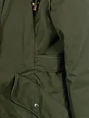 Vorschaubild 5 von Damen Parka Kapuze Fellimitat Oliv Gr. M 38 Outdoor Casual