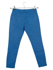 Vorschaubild 2 von Damen Stoffhose Gr. 38 M Blau Klassisch Casual Baumwolle