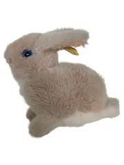 Vorschaubild 1 von Hase Plüschtier Kuscheltier Beige Nostalgisch 11cm