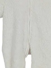 Vorschaubild 2 von Baby Schneeanzug Overall Teddy Fleece Gr. 62/68 Weiß Kapuze