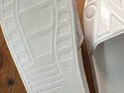 Vorschaubild 5 von Herren Badeschuhe Slides Badelatschen Weiß Größe 39 Logo