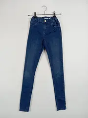 Vorschaubild 2 von Kinder Jeans Hose Regular Fit Blau Gr. 152 Baumwolle Freizeit