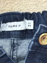 Vorschaubild 3 von Kinder Jeans Hose Regular Fit Blau Gr. 152 Baumwolle Freizeit