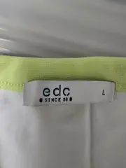Vorschaubild 5 von EDC Damen T-Shirt V-Ausschnitt LOVE Aufdruck Weiß Einheitsgröße