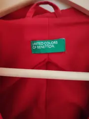 Vorschaubild 5 von Damen Trenchcoat Gr. 44/XXL Rot Baumwolle
