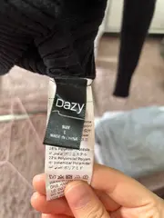 Vorschaubild 2 von Damen Rippstrick Langarmshirt Polokragen Schwarz Gr. L