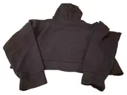 Vorschaubild 2 von Damen Crop Hoodie Kapuzenpullover Schwarz Gr. M Worldwide