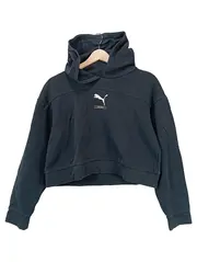 Vorschaubild 1 von Damen Crop Hoodie Kapuzenpullover Schwarz Gr. M Worldwide