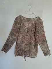 Vorschaubild 2 von EDC Damen Bluse Langarm Blumenmuster Bohemian Casual Mehrfarbig 38 M