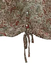 Vorschaubild 5 von EDC Damen Bluse Langarm Blumenmuster Bohemian Casual Mehrfarbig 38 M