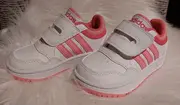 Vorschaubild 2 von Sneaker low Mädchen Gr. 22 Weiß Pink Klettverschluss Sportschuhe