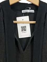 Vorschaubild 4 von Damen Pullunder Schwarz Gr. 38/M mit Schleife Modern