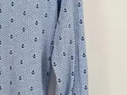 Vorschaubild 5 von Damen Pullover Anker-Muster Blau Gr. 36/S Maritim Hoodie