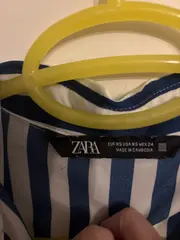 Vorschaubild 3 von Damen Bluse Hemd Blau Weiß Gestreift Langarm Maritim Gr. XS