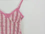 Vorschaubild 3 von Damen Top ärmellos Spaghettiträger Baumwolle Kariert Mehrfarbig XS