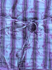 Vorschaubild 2 von Damen Top ärmellos Spaghettiträger Baumwolle Kariert Mehrfarbig XS