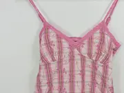 Vorschaubild 4 von Damen Top ärmellos Spaghettiträger Baumwolle Kariert Mehrfarbig XS