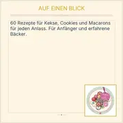 Vorschaubild 2 von Kekse Cookies Macarons 60 Rezepte von Carla Bardi Backbuch HC Deutsch